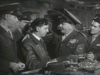 William Demarest and fellow Marines comfort Eddie Bracken in HAIL! THE CONQUERING HERO