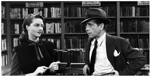 Dorothy Malone and Humphrey Bogart in THE BIG SLEEP