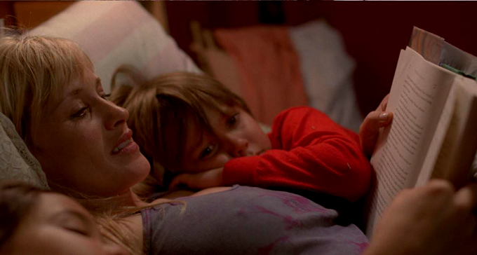 Patricia Arquette and Eller Coltrane in BOYHOOD