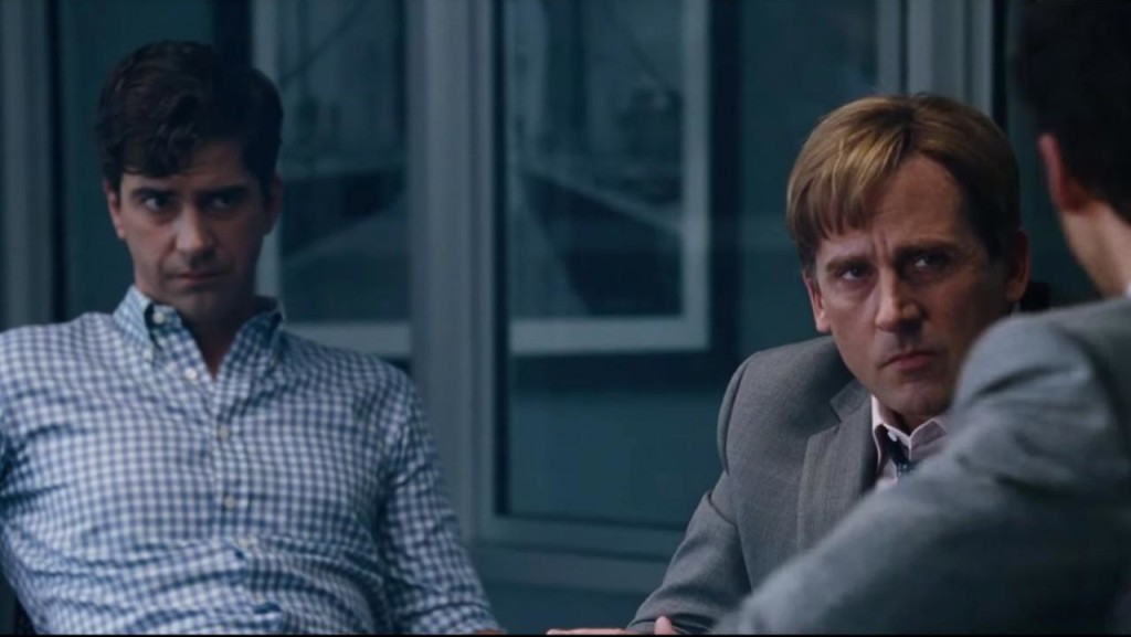 Steve Carell (right) in THE BIG SHORT