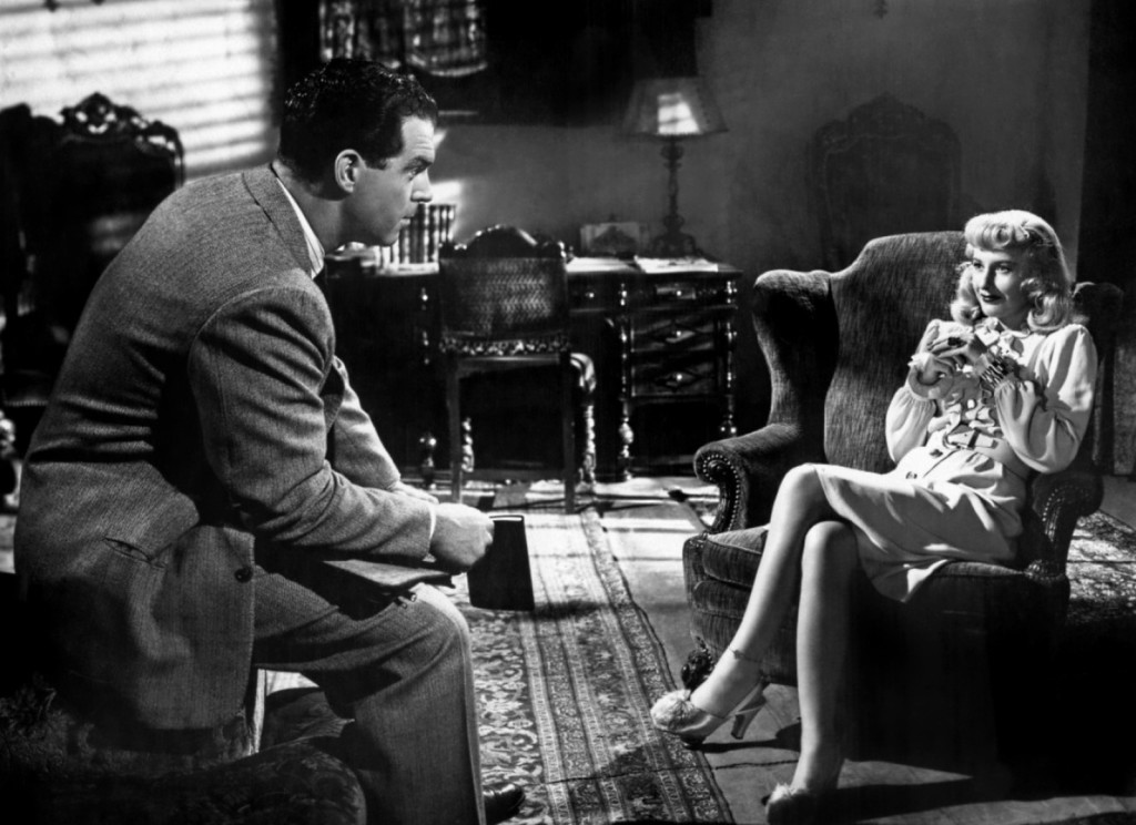 Fred MacMurray and Barbara Stanwyck in DOUBLE INDEMNITY
