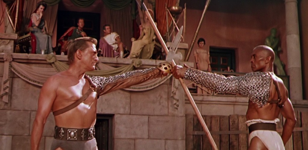 Kirk Douglas and Woody Strode in SPARTACUS