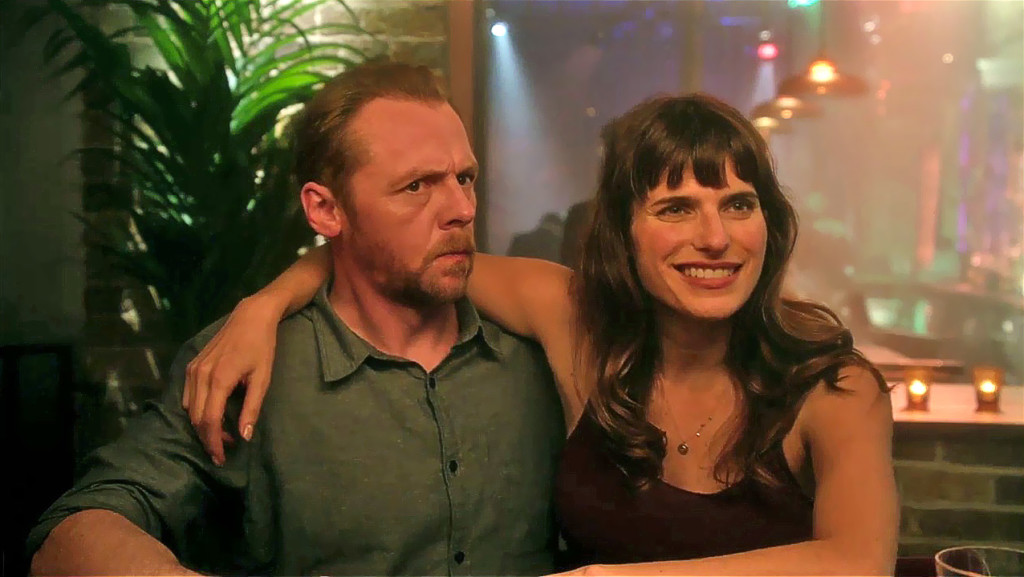 Simon Pegg and Lake Bell in MAN UP