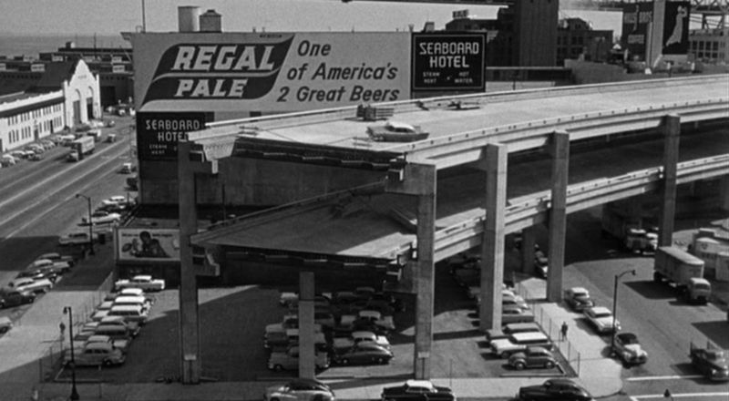 The unfinished Embarcadero Freeway in THE LINEUP