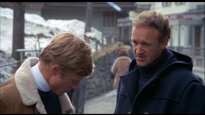 Robert Redford and Gene Hackman in DOWNHILL RACER