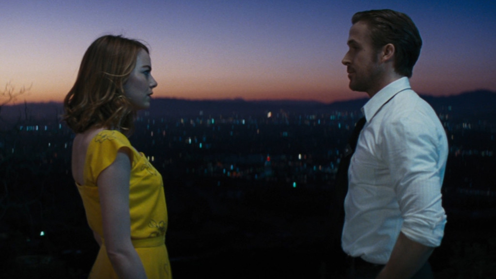 Emma Stone and Ryan Gosling in LA LA LAND