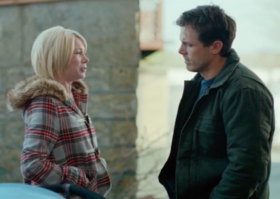 Michelle Williams and Casey Affleck in MANCHESTER BY THE SEA