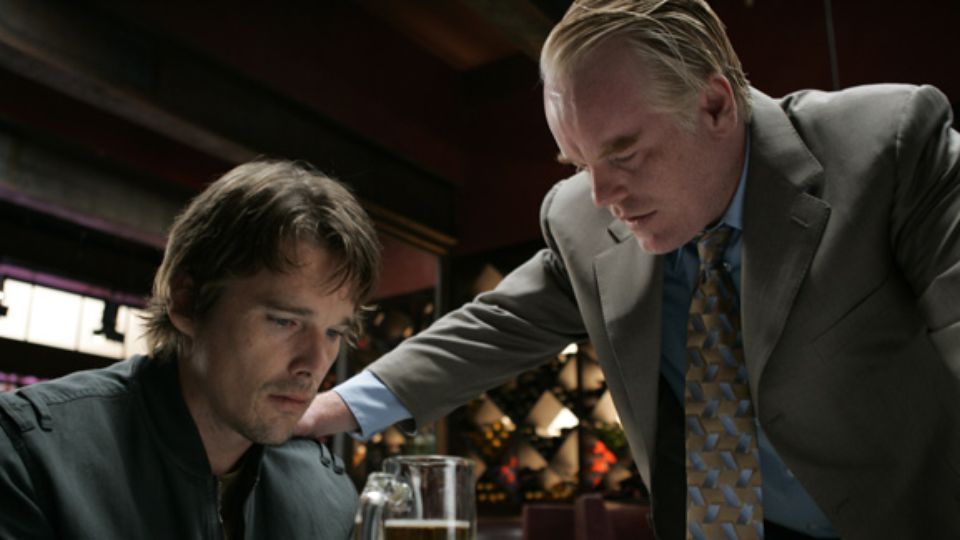 Ethan Hawke and Philip Seymour Hoffman in BEFORE THE DEVIL KNOWS YOU'RE DEAD