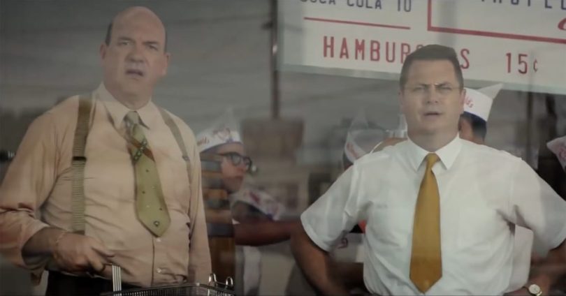John Carroll Lynch and Nick Offerman in THE FOUNDER