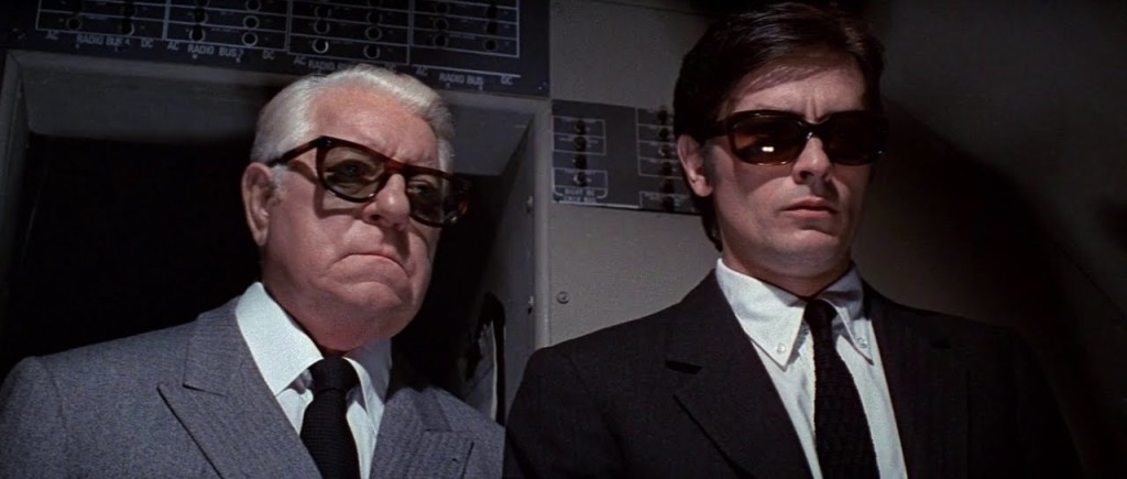 Jean Gabin and Alain Delon in THE SICILIAN CLAN