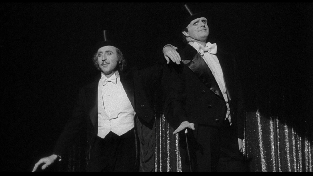 Gene Wilder (left) in YOUNG FRANKENSTEIN